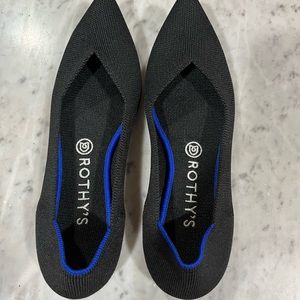 Rothy’s Black Pointed Toe Flat